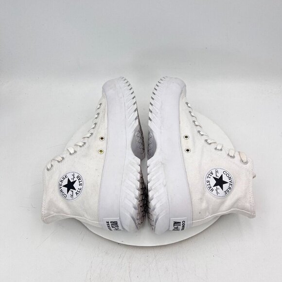 Converse Chuck Taylor All Star Lugged 2.0 High Men Size 9.5 A00871C White Shoes - Picture 8 of 13